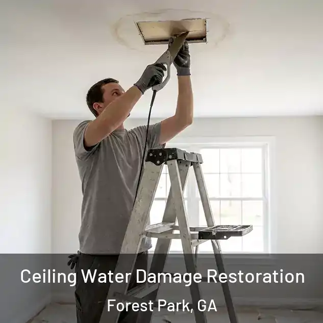  Ceiling Water Damage Restoration Forest Park, GA
