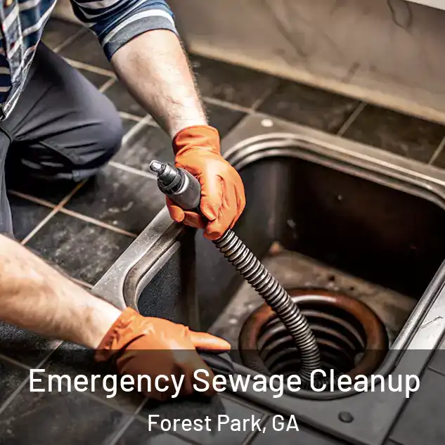  Emergency Sewage Cleanup Forest Park, GA