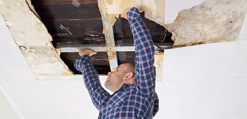 Attic Wood Rot Repair in Forest Park