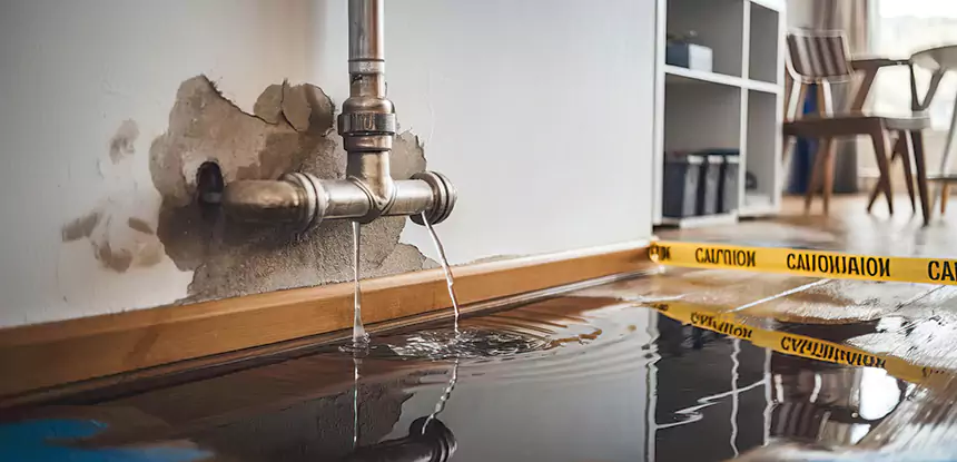 Burst Pipe Cleanup in Forest Park