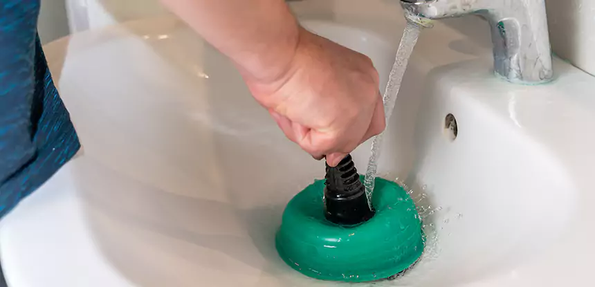 Sink Standing Water Blockage Removal in Forest Park
