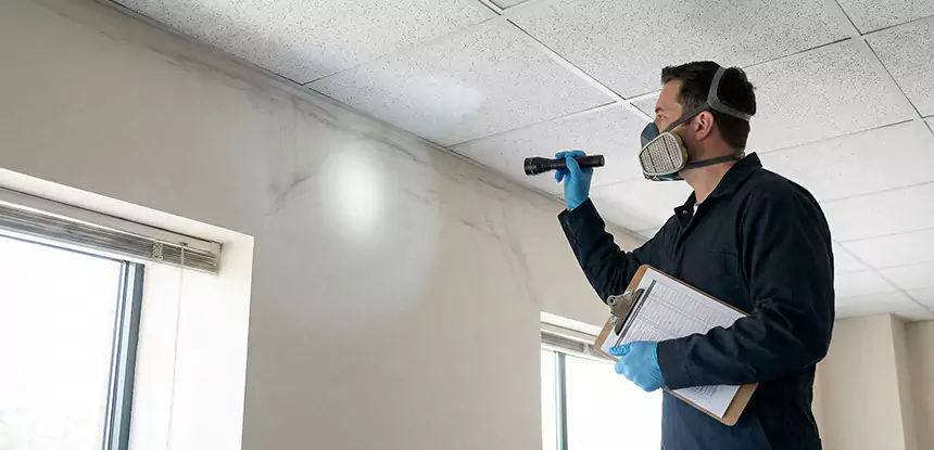 Ceiling Water Damage Inspection in Forest Park