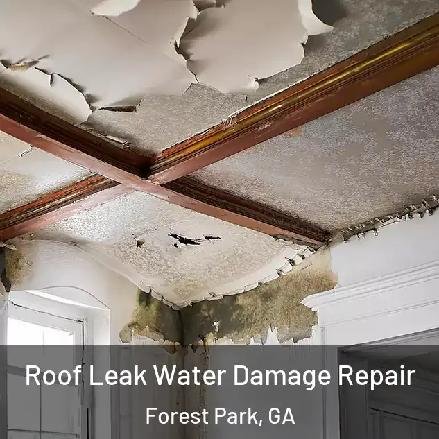  Roof Leak Water Damage Repair Forest Park, GA