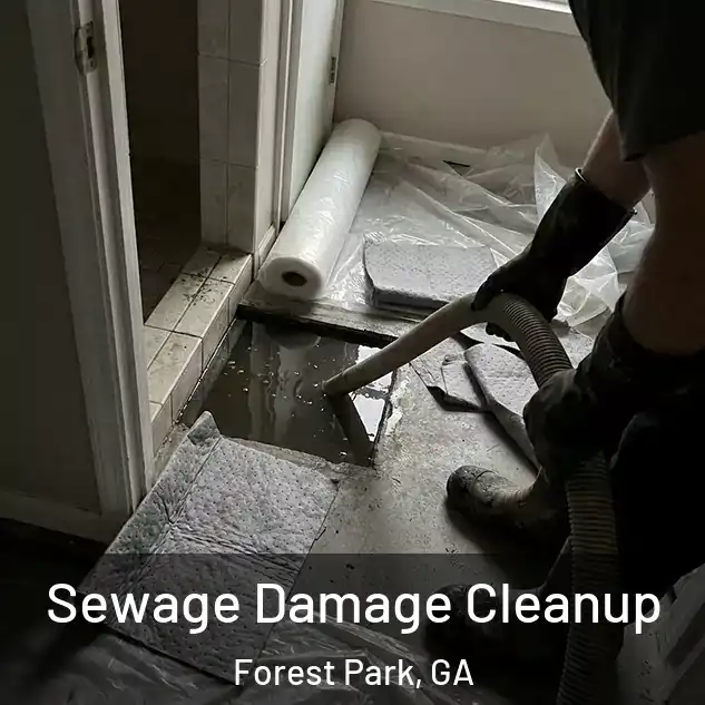  Sewage Damage Cleanup Forest Park, GA