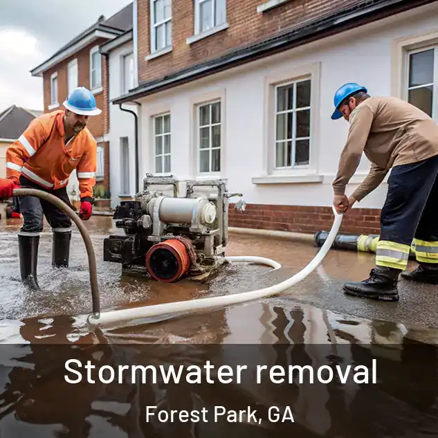  Stormwater removal Forest Park, GA